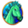 rise of poseidon seahorse symbol icon