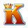 rising riches link k symbol icon