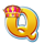 rising riches link q symbol icon