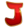 rising rockets emperor red j symbol icon