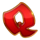 rising rockets emperor red q symbol icon