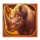 roaring lions oranje jackpot rhino symbol icon