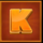 robbed bank k symbol icon