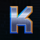 robocop cash collect k symbol icon