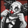 rock bottom clown symbol icon