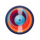 rock wild shop hold and win blue record symbol icon