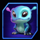 rocket blast megaways blue alien symbol icon