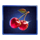 rocket eruption triple blast cherries symbol icon