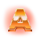 rocket eruption triple blast letter a symbol icon