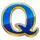 rocket frenzy diner blue q symbol icon