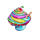 rocket frenzy diner rainbow sundae symbol icon