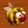 rolling roger bee symbol icon