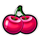 rolling wild cherries symbol icon