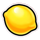 rolling wild lemon symbol icon