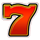 rolling wild seven symbol icon