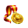 ronaldinho da sorte medal symbol icon