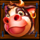 rooster mayhem farm outbreak cow symbol icon