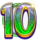 rosy orbit treasure turn 10 symbol icon