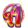 rosy orbit treasure turn a symbol icon