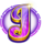 rosy orbit treasure turn j symbol icon