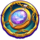rosy orbit treasure turn jewel symbol icon
