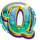 rosy orbit treasure turn q symbol icon