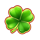 royal beellion hold and win clover symbol icon