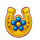 royal beellion hold and win horseshoe symbol icon