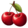 royal gold rush cherry symbol icon