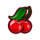 royal seven flaming link cherry symbol icon