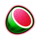 royal seven flaming link watermelon symbol icon