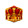 royal xmass crown symbol icon