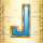 rtg cleopatras gold j symbol icon
