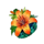 rtg triple tigers flower symbol icon