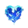 rtg triple tigers heart symbol icon