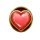 ruby joker heart symbol icon