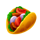rueda de chile taco symbol icon