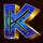 rumble rhino k symbol icon