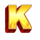 rush fever soda pop k symbol icon
