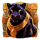 sacred coins black panther symbol icon