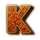 sacred coins k symbol icon