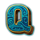 sacred coins q symbol icon