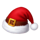 santa christmas bells hold and win hat symbol icon