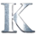 santa in vegas k symbol icon