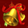 santa surprise bells symbol icon