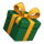 santa yetti gift box symbol icon
