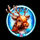 santas bag deer symbol icon