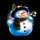 santas bag snowman symbol icon