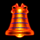 santas gift bell symbol icon