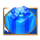 santas golden christmas blue symbol icon